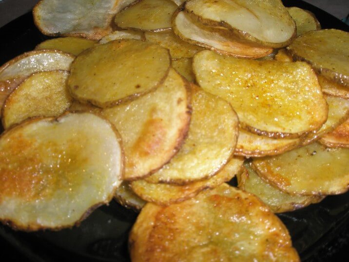 Garlic Potato Crisps Recipe