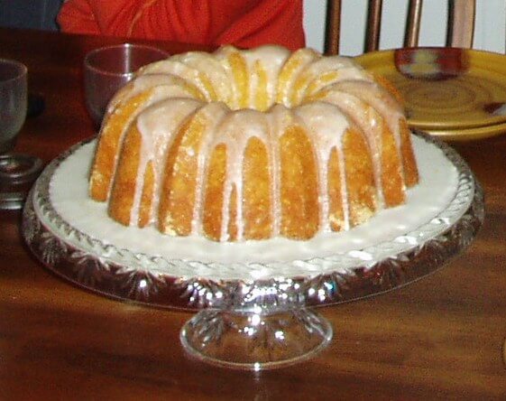 banana bundt pound cake recipe picture (the food experiment)
