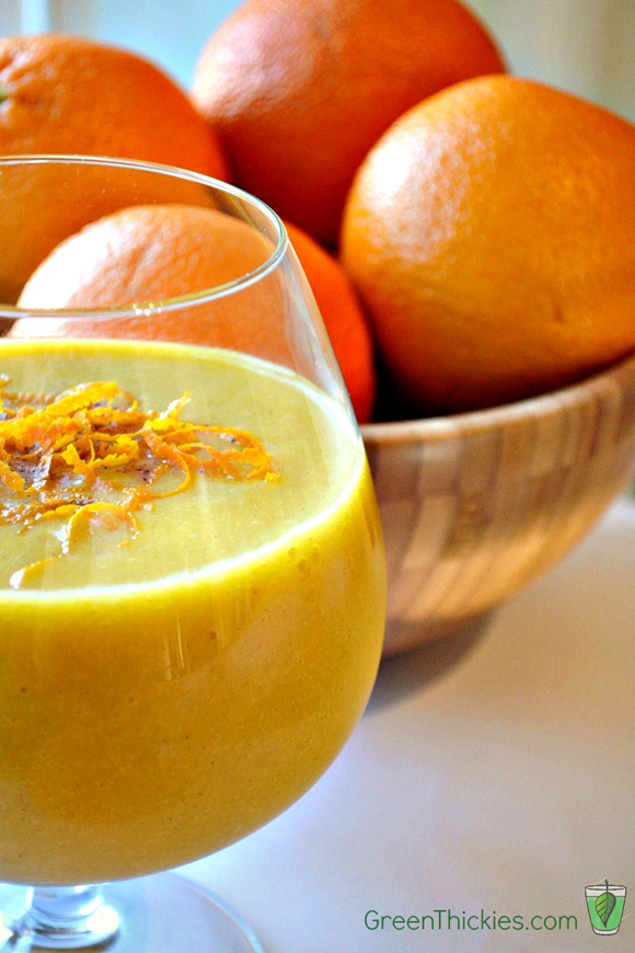 Healthy Homemade Orange Julius Recipe picture green thickies