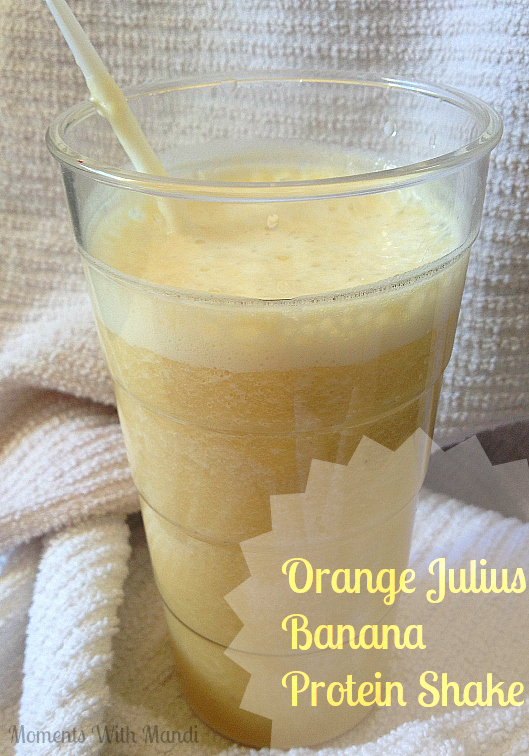 Orange Julius Banana Protein Shake Recipe picture moments with mandi