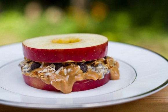 Apple peanut butter sandwich recipe picture 2