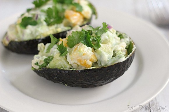 Avocado Mango Chicken Salad recipe by Eat Drink Love