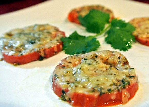 Baked parmesan tomatoes recipe picture 2