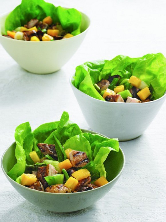Island-Spiced Chicken Salad with Mango and Scallions recipe