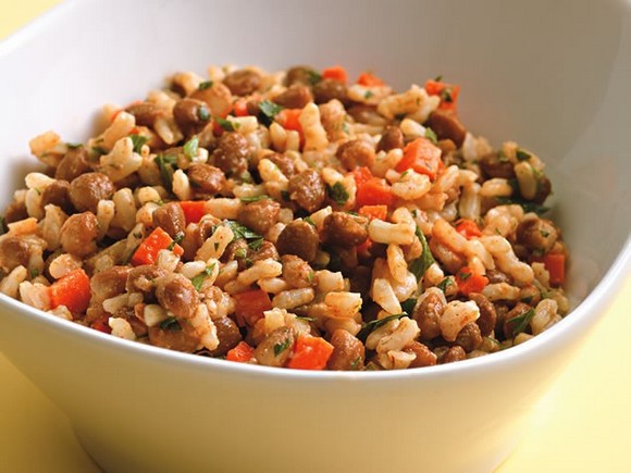 Rice & Lentil Salad recipe