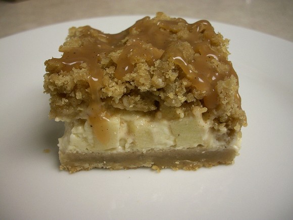 Caramel Apple Cheesecake Bars recipe photo