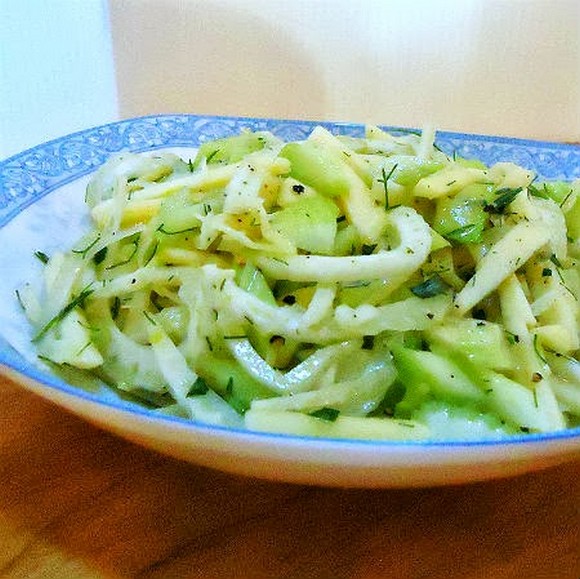 Fennel Celery and Apple Slaw recipe photo