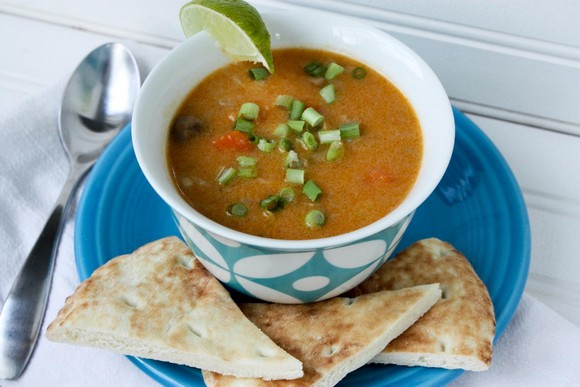 Panang Curry Soup recipe by Rainy Day Gal