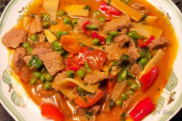 Panang Curry with Beef recipe by The Spicy Bee