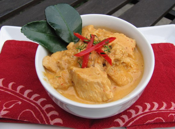 Panang Gai or Panang Curry with Chicken recipe by Thai Recipes From My Kitchen