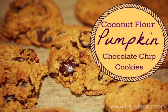Coconut Flour Pumpkin Chocolate Chip Cookies recipe photo