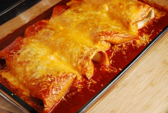 Crock Pot Chicken Burritos recipe photo
