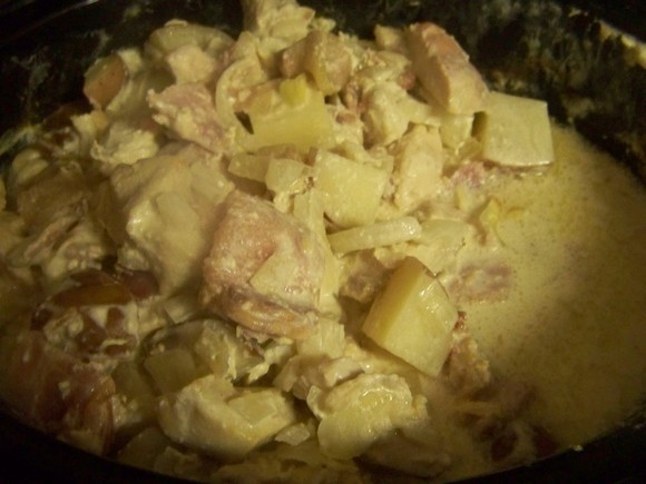 Crock Pot Chicken Carbonara recipe photo