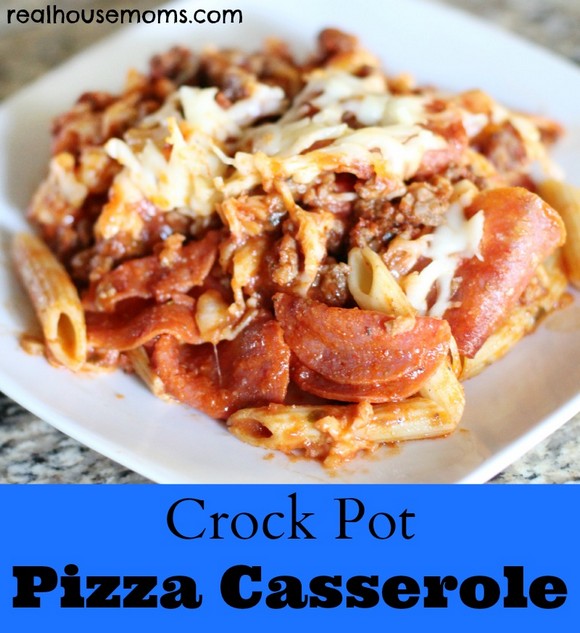 Crock Pot Pizza Casserole recipe photo