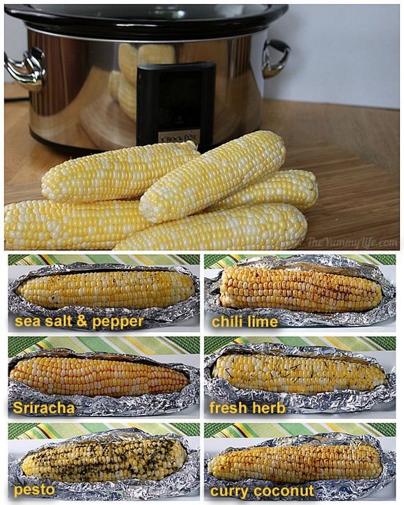 Slow Cooker Corn on the Cob recipe photo