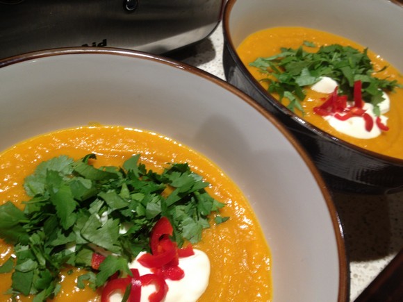 Thai Pumpkin Soup recipe photo