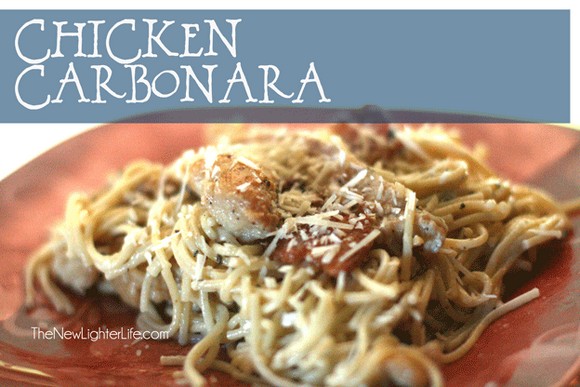 Chicken Carbonara recipe photo