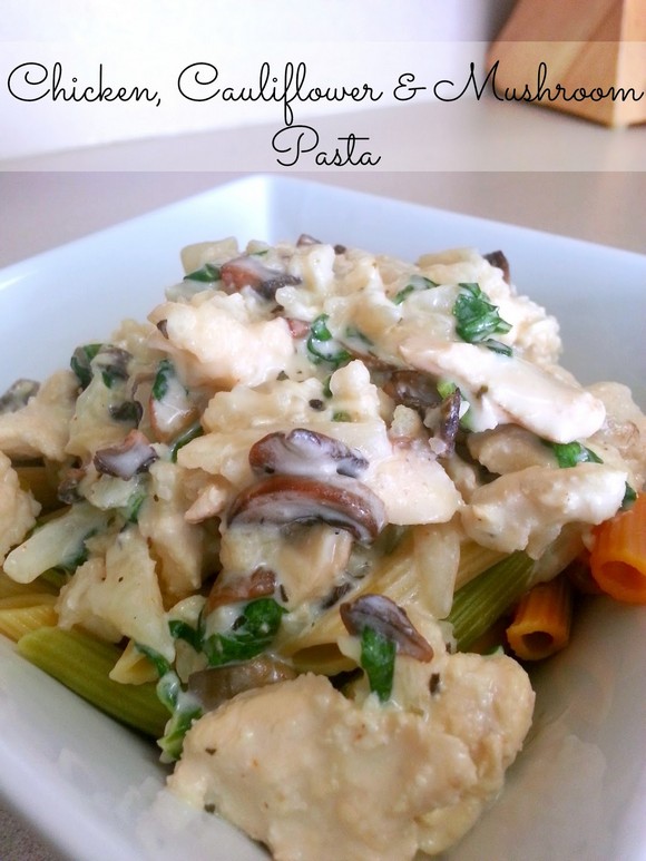 Chicken, Cauliflower & Mushroom Pasta recipe photo