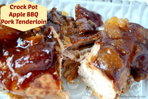 Crock Pot Apple BBQ Pork Tenderloin recipe photo