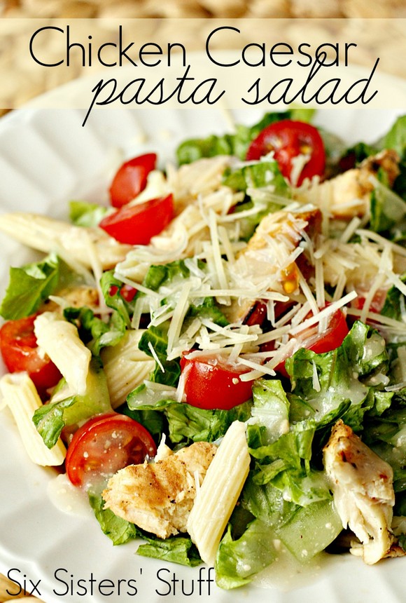 Grilled Chicken Caesar Pasta Salad recipe photo