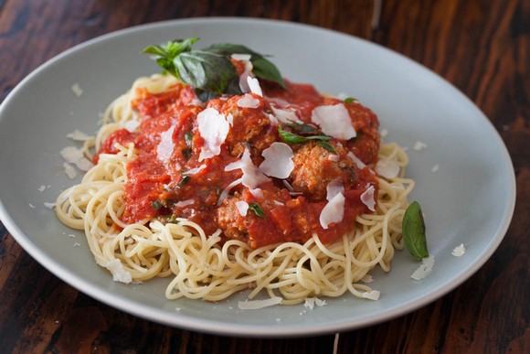 Healthy Spaghetti and Meatballs recipe photo