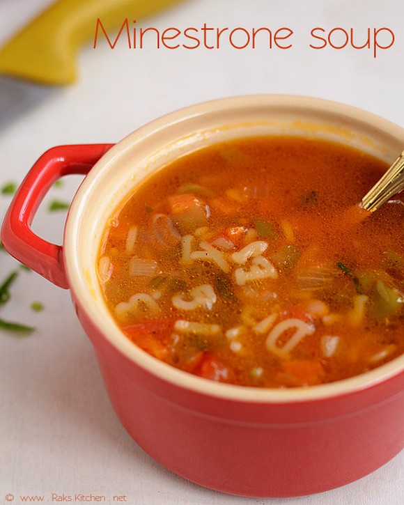 Minestrone Soup with Pasta recipe photo