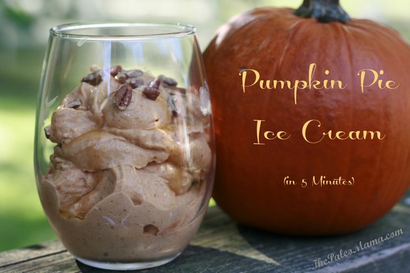 5 Minute Pumpkin Pie Ice Cream recipe photo