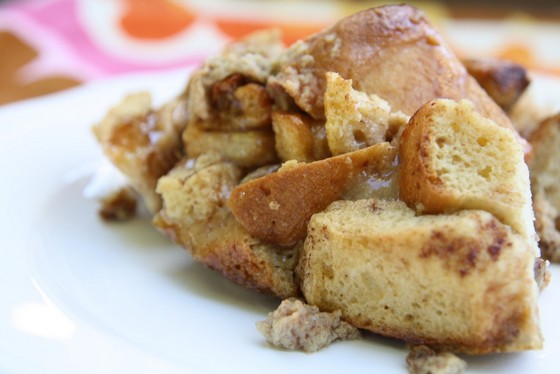 Cinnamon Bun Bread Pudding recipe photo