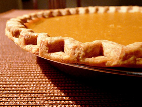Fresh, Homemade Pumpkin Pie recipe photo