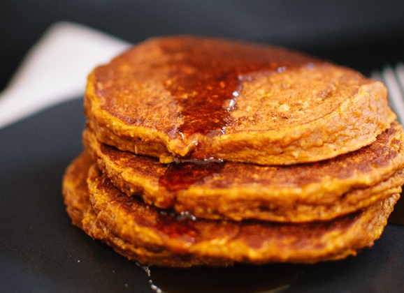 Gluten-Free Pumpkin Oat Pancakes recipe photo