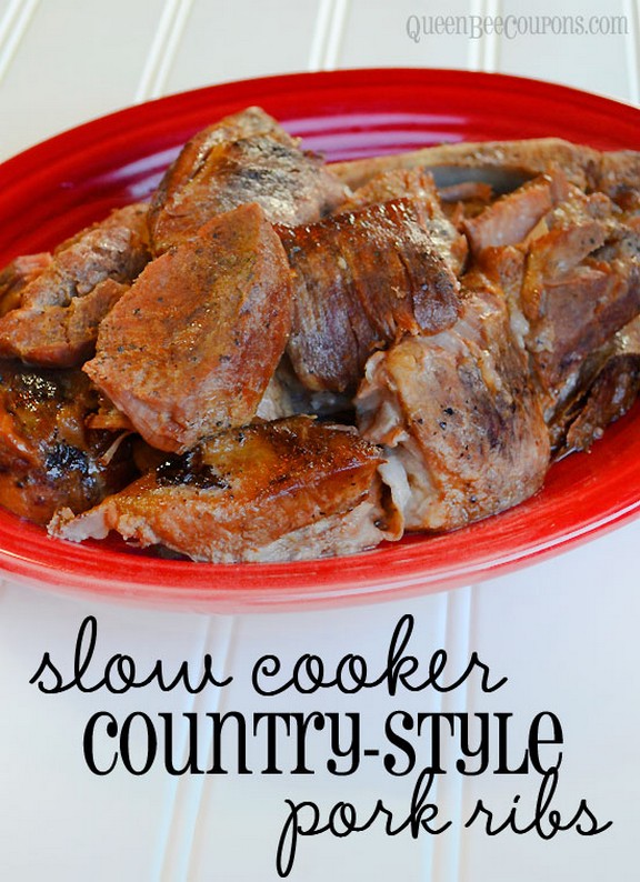 Slow Cooker Crockpot Country Style Pork Ribs recipe photo