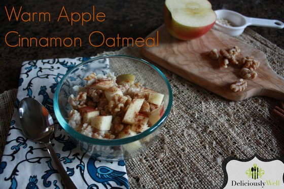 Warm Apple and Cinnamon Oatmeal recipe photo