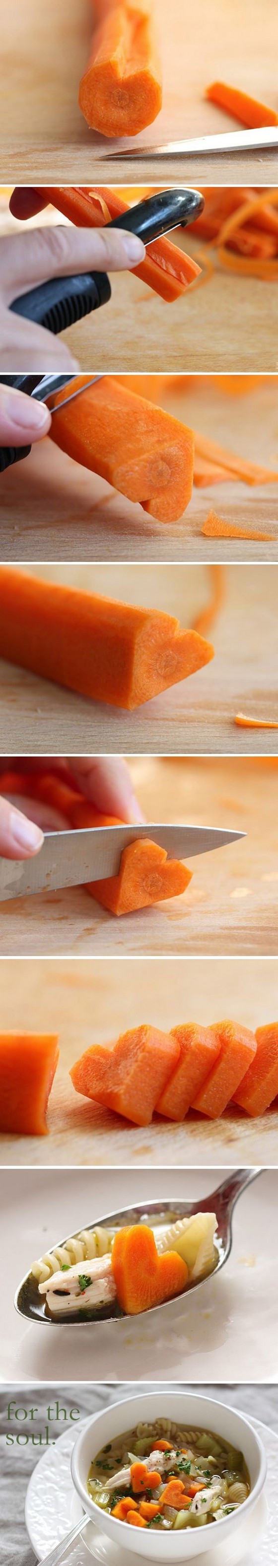 Heart Shaped Carrots recipe photo