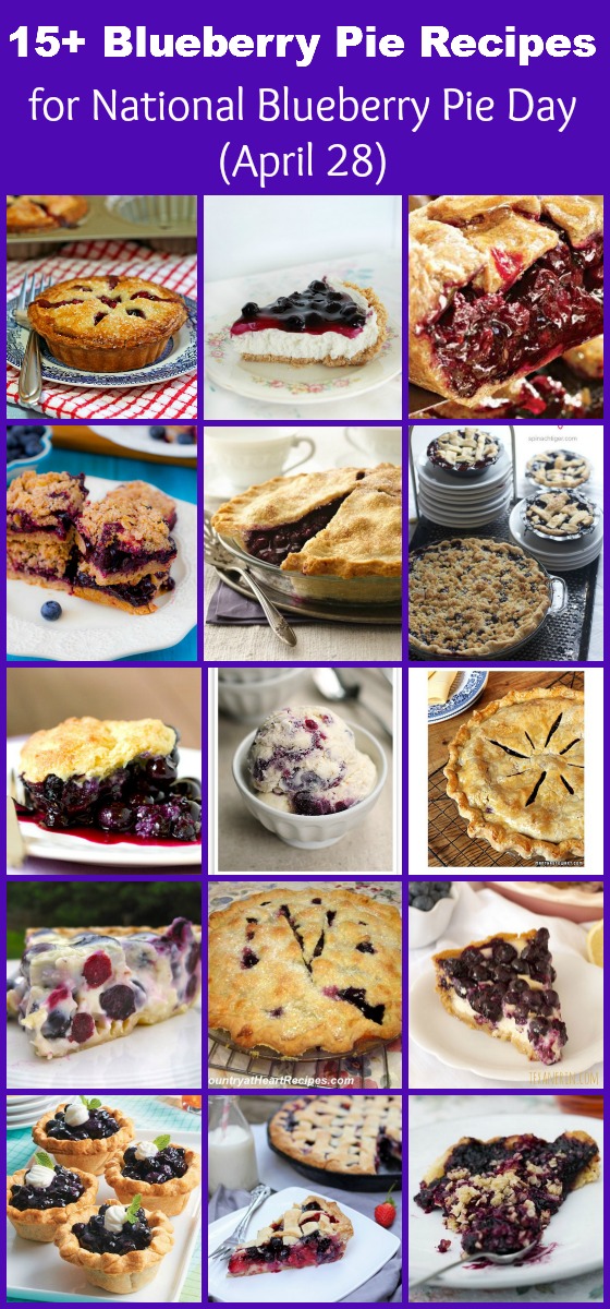 15 blueberry pie recipes for National Blueberry Pie Day (April 28)