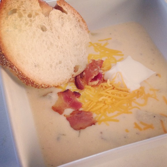 Baked Potato Soup recipe photo