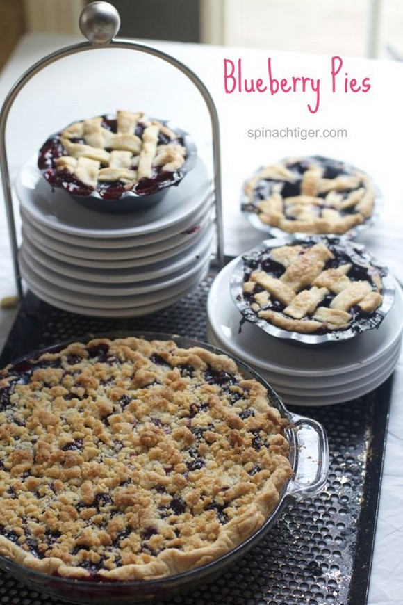 Blueberry Crumb Pie recipe photo
