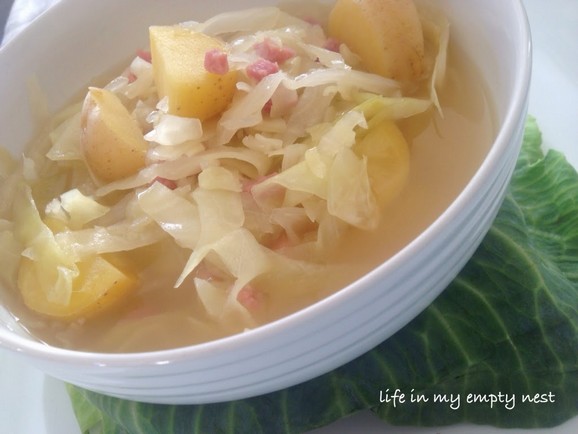 Cabbage Potato Soup in the Crockpot recipe photo