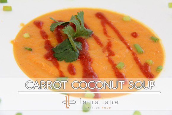 Carrot Coconut Soup recipe photo