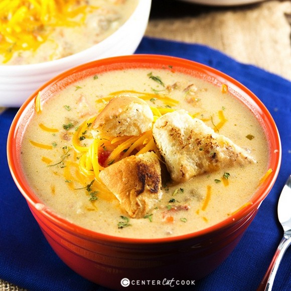 Cheeseburger Soup recipe photo