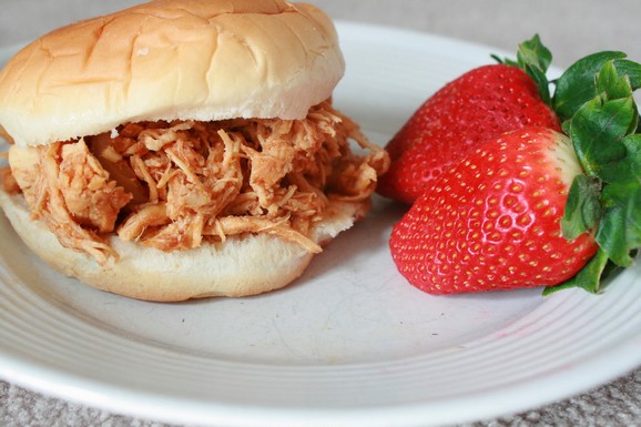 Easy Crock Pot Barbeque Pulled Chicken recipe photo