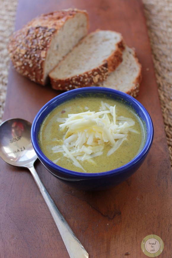 Healthy Broccoli Cheddar Soup recipe photo
