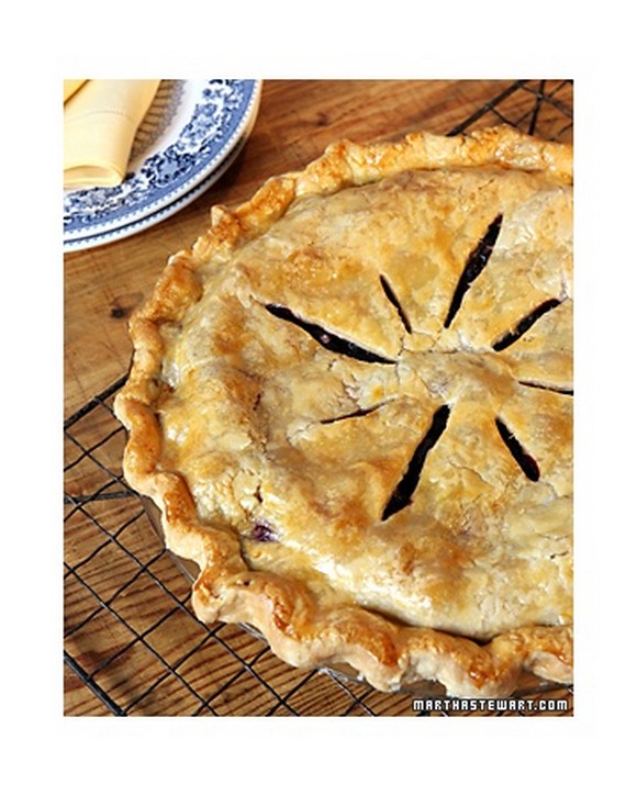 Martha Stewart Blueberry Pie recipe photo