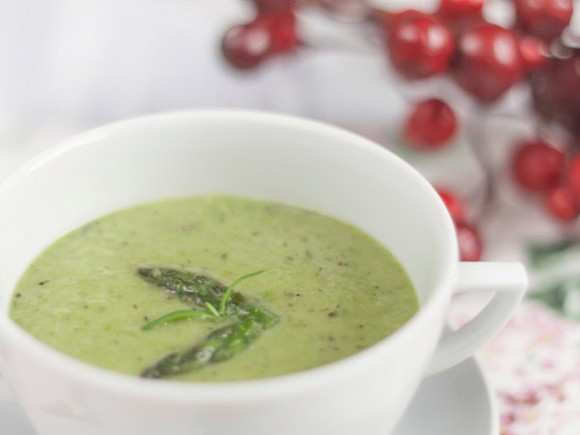 Minty Vegetable and Oats Soup recipe photo