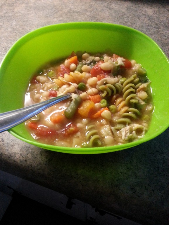 Navy Bean Crockpot Soup recipe photo