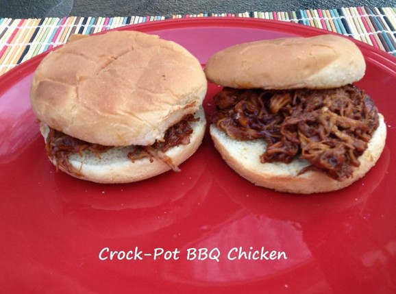 No Fuss Crock-Pot BBQ Chicken recipe photo