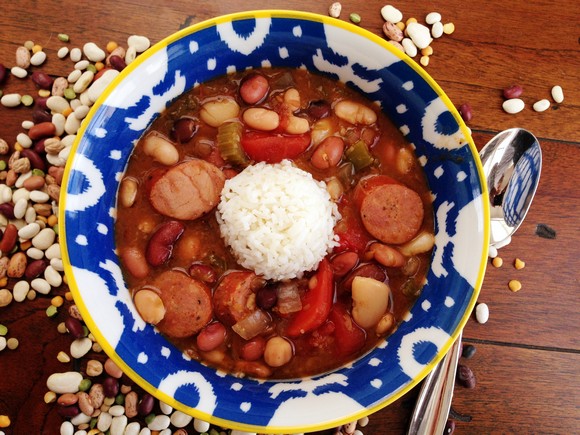 Slow Cooker Cajun 15 Bean Soup recipe photo
