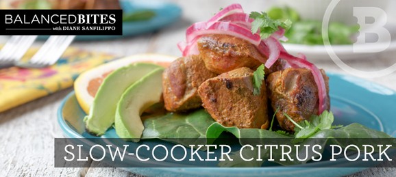 Slow-Cooker Citrus Pork (with quick-pickled red onions) recipe photo