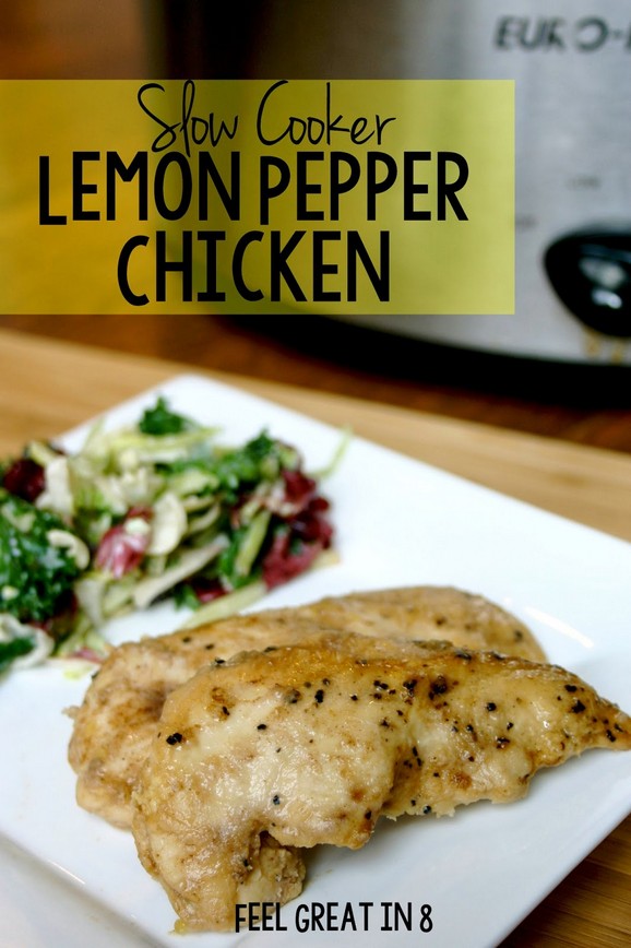 Slow Cooker Lemon Pepper Chicken recipe photo