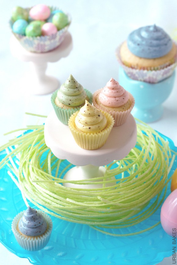 Speckled Easter Cupcakes recipe photo