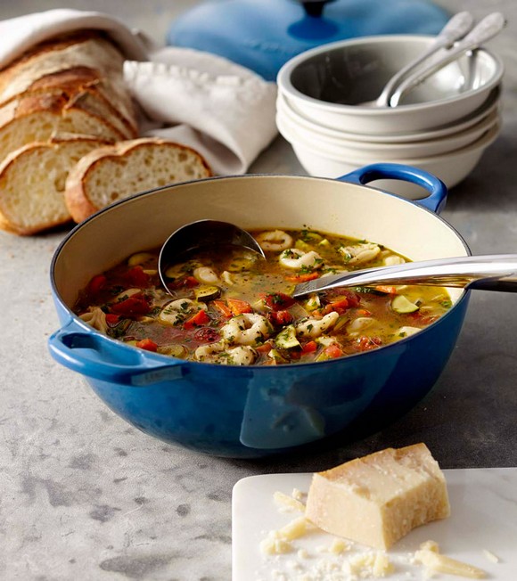 Tortellini and Vegetable Soup recipe photo